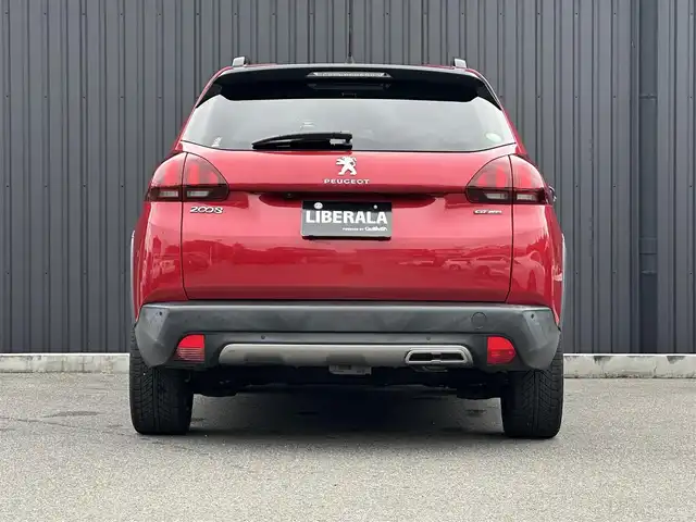 プジョー ２００８ GTライン ブラックパック 福島県 2019(令1)年 3.8万km 赤 特別仕様車GTライン ブラックパック/・ブラックレザーシート/・ブラック17AW/純正ナビ(BT/USB)/フルセグ/ETC2.0/クルーズコントロール/前後ドライブレコーダー/シートヒーター/純正16AW付冬タイヤ積/ルーフレール/リモコンキー/ステアリングスイッチ/純正フロアマット/取扱説明書/保証書/スペアキー