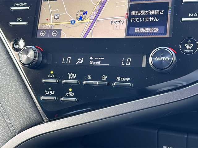 トヨタ カムリ WS ブラックエディション 山形県 2020(令2)年 2.3万km プラチナホワイトパールマイカ トヨタセーフティセンス/バックカメラ/レーダークルーズコントロール/レーンキープアシスト/横滑り防止装置/ブラインドスポットモニター/前後コーナーセンサー/前後ドライブレコーダー/純正メーカーナビ/（Bluetooth/AM/FM/USB)/レザーシート/ＤＮ席パワシート/ＤＮ席シートヒーター/パドルシフト/nanoe/スマートキー/ビルトインETC/オートLEDヘッドライト/純正18インチアルミホイール/ドアバイザー