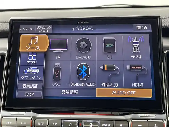 三菱 デリカＤ：５ シャモニー 道央・札幌 2025(令7)年 0.1千km グレーⅡ ・４WD/・アルパインBIGX11インチナビ/・フルセグ/BT/CD/DVD/HDMI/・アラウンドビューモニター/・アルパイン12.8型後席用モニター/・衝突被害軽減ブレーキ/・レーンキープアシスト/・レーダークルーズコントロール/・両側パワースライドドア/・パワーバックドア/・パワーシート/・シートヒーター/・ステアリングヒーター/・アイドリングストップ/・パドルシフト/・オートブレーキホールド/・ステアリングスイッチ/・スマートキー/・プッシュスタート/LEDヘッドライト