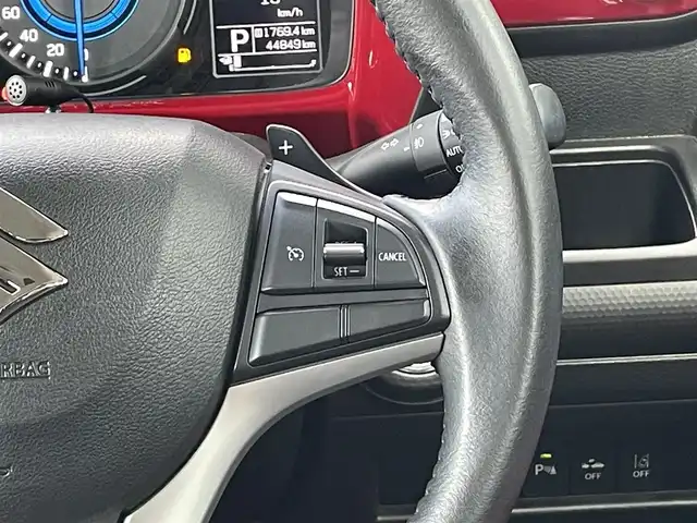 スズキ クロスビー HYBRID MZ 佐賀県 2018(平30)年 4.5万km スーパーブラックパール 3トーンコーディネート ターボ/デュアルセンサーブレーキサポート/リアセンサー/クルーズコントロール/純正8型ナビ/・全方位カメラ/・フルセグTV/BT/CD/DVD/純正16インチAW/LEDヘッドライト/フォグランプ/オートライト/パドルシフト/シートヒーター/ETC/プッシュスタート/アイドリングストップ/スペアキー×１/取扱説明書/保証書