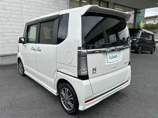 ホンダ Ｎ ＢＯＸ カスタム G Lパッケージ 埼玉県 2016(平28)年 2.9万km プレミアムホワイトパールⅡ 登録時28325km/ワンオーナー/HDDナビ（TV/AM/FM）/純正14インチAW/ビルトインETC/バックカメラ/片側パワスラ/ドライブレコーダー前/ハロゲンライト/フロアマット/ドアバイザー/横滑り防止/スマートキー/スペアキー1本/プッシュスタート/保証書/車両/ナビ取扱説明書