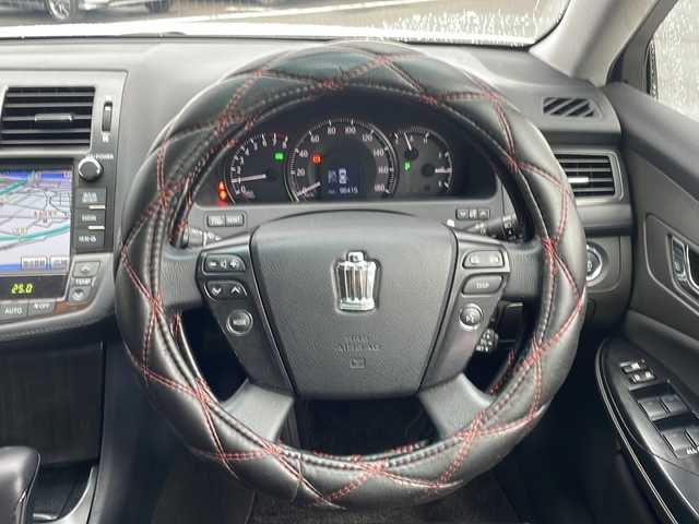 トヨタ クラウン アスリート i－Four ナビパッケージ 新潟県 2008(平20)年 9.6万km ホワイトパールクリスタルシャイン ４WD/純正HDDナビ/（BT／AM／FM／DVD）/バックカメラ/フルセグTV/パワーシート（運転席＋助手席）/ステアリングスイッチ/クルーズコントロール/オートライト/カーテンエアバッグ/ビルトインETC/保証書/取り扱い説明書/スペアキー