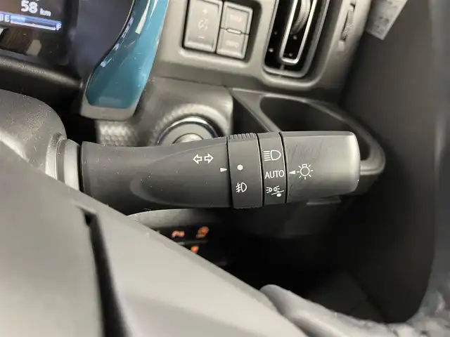 スズキ ハスラー HYBRID X 大分県 2023(令5)年 2万km オフブルーM 社外ナビ/（フルセグ/CD/DVD/Bluetooth）/衝突軽減ブレーキ/レーダークルーズコントロール/車線逸脱抑制機能/ハイビームアシスト/バックカメラ/ビルトインETC/前席シートヒーター/前後ドライブレコーダー/オートライト/LEDヘッドライト/スマートキー・プッシュスタート/ステアリングスイッチ/電動格納ミラー/純正アルミホイール