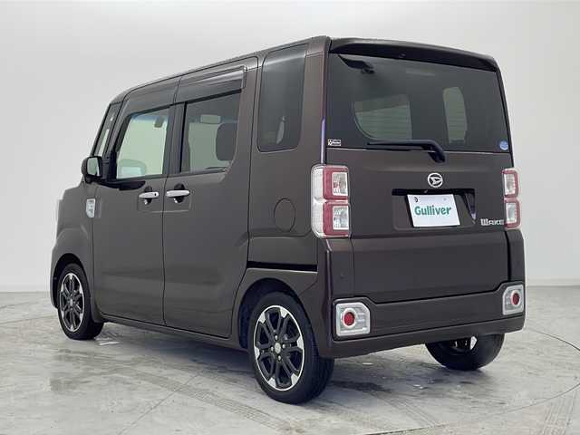 ダイハツ ウェイク G ターボ　レジャーエディション SA Ⅱ 宮城県 2017(平29)年 7.2万km プラムブラウンクリスタルマイカ 禁煙車/スマートアシストII/・衝突軽減ブレーキ/・レーンキープアシスト/社外8インチナビ/・CD.DVD.SD.BT.USB/フルセグTV/バックカメラ/両側パワースライドドア/LEDヘッドライト/フォグランプ/ETC/純正ドライブレコーダー/アイドリングストップ/横滑り防止装置/プッシュスタート/スマートキー/ステアリングスイッチ/純正15インチアルミ/純正フロアマット/ロールサンシェード
