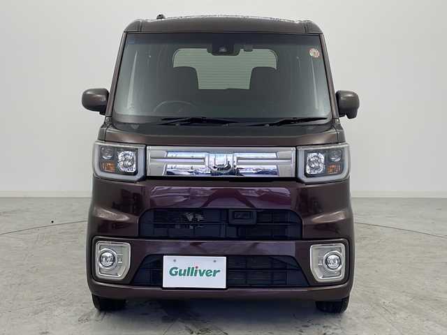 ダイハツ ウェイク G ターボ　レジャーエディション SA Ⅱ 宮城県 2017(平29)年 7.2万km プラムブラウンクリスタルマイカ 禁煙車/スマートアシストII/・衝突軽減ブレーキ/・レーンキープアシスト/社外8インチナビ/・CD.DVD.SD.BT.USB/フルセグTV/バックカメラ/両側パワースライドドア/LEDヘッドライト/フォグランプ/ETC/純正ドライブレコーダー/アイドリングストップ/横滑り防止装置/プッシュスタート/スマートキー/ステアリングスイッチ/純正15インチアルミ/純正フロアマット/ロールサンシェード