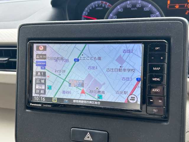 スズキ ワゴンＲ HYBRID FX 静岡県 2019(令1)年 2.2万km アーバンブラウンパールメタリック ワンオーナー/純正ナビ/フルセグTV/DVD/CD/SD/MSV/BT/バックカメラ/衝突軽減ブレーキ/レーンキープアシスト/ヘッドアップディスプレイ/前方ドライブレコーダー/運転席シートヒーター /ビルトインETC/スマートキー×2/保証書/R4/6点検記録簿有