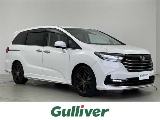 ホンダ オデッセイ ハイブリッド e:HEVアブソルート EX 埼玉県 2021(令3)年 2.7万km プラチナホワイトパール 純正１１インチナビ　純正フリップダウンモニター　ドライブレコーダー　ＥＴＣ　両側パワースライドドア　ＬＥＤヘッドライト マルチビューモニター ホンダセンシング アダプティブクルーズコントロール