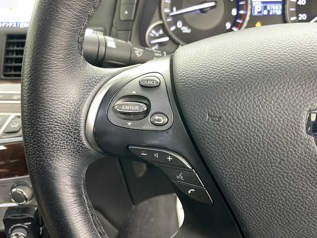 日産 フーガ 370GT FOUR Aパッケージ 道央・札幌 2013(平25)年 6.8万km ガーネットブラック ・４ＷＤ/・純正メーカーナビ＆ＣＤ＆ＢＴ＆フルセグ＆ＭｕｓｉｃＢｏｘ/・ステアリングスィッチ/・クルコン/・寒冷地/・ドアミラーヒーター/・社外レーダー/・ＴＶキャンセラー/・ビルトインＥＴＣ/・スマートキー/・Ｄ／Ｎパワーシート/・ハーフレザーシート/・ＨＩＤヘッドライト/・フォグ/・ＲＡＹＳ２０インチ/・社外ダウンサス/・社外ＡＷ付冬タイヤ積載/・スペアキー