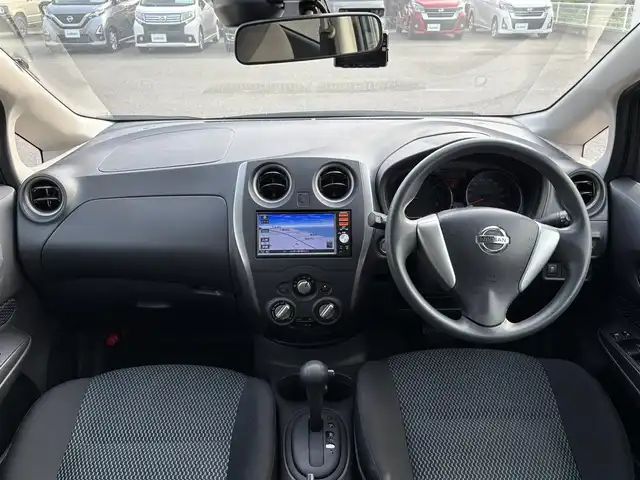 日産 ノート X 山口県 2016(平28)年 4.1万km ダークメタルグレー SDナビ ワンセグTV CD BT/バックカメラ/TVキャンセラー/衝突被害軽減ブレーキ/レーンアシスト/前後ドラレコ/ETC/スマートキー/LEDオートヘッドライト/アルミホイール/プッシュエンジンスタート/アイドリングストップ/禁煙車