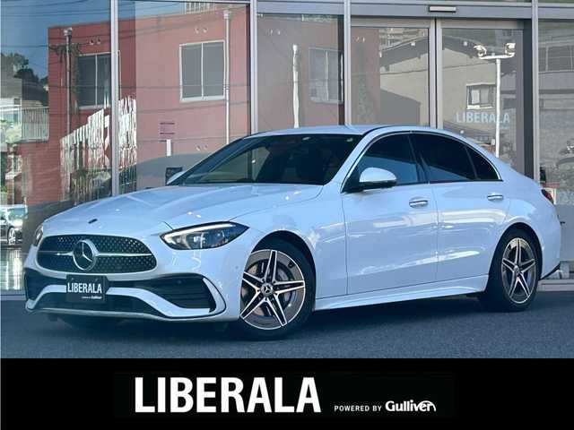 メルセデス・ベンツ Ｍ・ベンツ Ｃ２２０ｄ アバンギャルド　AMGライン 福岡県 2022(令4)年 1.4万km パール 純正ナビ　/３６０°カメラ　/フルセグ　/ＨＵＤ　/ＡＣＣ　/ＢＳＭ　/レーンキープ　/ＬＥＤデジタルライト　/ハーフレザー　/シートヒーター　/パワーシート　/パワートランク　/アンビエントライト　/リアアクスルステアリング
