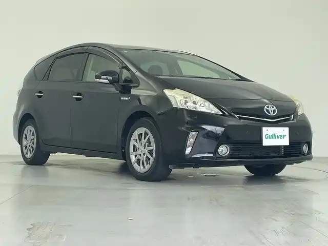トヨタ プリウス α G チューンブラック 愛知県 2014(平26)年 5万km ブラック 純正ナビ/・ＣＤ/ＤＶＤ/・Ｂｌｕｅｔｏｏｔｈ/バックカメラ/クルーズコントロール/ハーフレザーシート/ＥＴＣ/オートライト/スマートキー/エンジンプッシュスタートボタン/ＬＥＤヘッドライト　