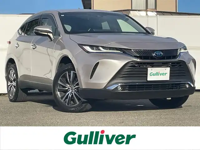 トヨタ ハリアー ハイブリッド G 岩手県 2020(令2)年 8.3万km スティールブロンドM ナビ　ＢＴ　バックカメラ　フルセグ　電動リアゲート　パワーシート　ハーフレザーシート　シートヒーター　デジタルインナーミラー　オートＬＥＤライト　オートマチックハイビーム　純正１８ＡＷ　スマートキー