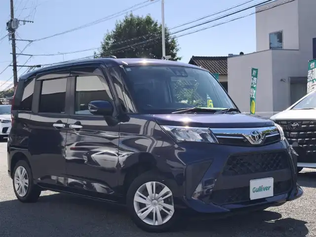 トヨタ ルーミー G 熊本県 2020(令2)年 2.8万km クールバイオレットクリスタルシャイン 純正7インチナビ(NSZT-W68T)/【フルセグTV/Bluetooth/DVD/CD】/バックカメラ/両側パワースライドドア/衝突被害軽減装置/コーナーセンサー/アイドリングストップ/シートヒーター/純正14インチAW/前後ドライブレコーダー/ビルトインETC/オートLEDヘッドライト/ウィンカーミラー/プッシュスタート/ステアリングスイッチ/純正フロアマット/純正ドアバイザー/横滑り防止/盗難防止装置/保証書/取扱説明書