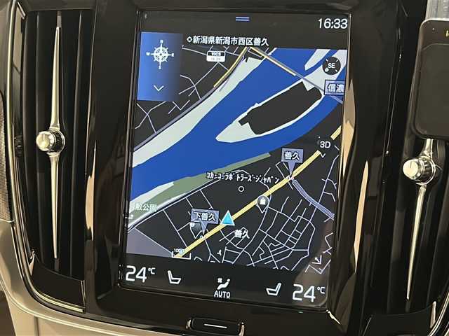 ボルボ Ｖ９０ T6 AWD インスクリプション 新潟県 2018(平30)年 4.6万km マジックブルーマイカ Bowers＆Wilkins/タッチスクリーン式センターディスプレイ（9インチ）/HDDナビゲーションシステム/・TV/BT/ヘッドアップディスプレイ/ステアリングアシスト付BLIS/インターセクション・サポート/被追突時警告機能/360°ビューカメラ/アダプティブ・クルーズ・コントロール/パイロット・アシスト/レーン・キーピング・エイド/レーン・チェンジ・マージ・エイド/パーク・アシスト・パイロット/コーナリングライト/アクティブベンディングライト/シートヒーター/ベンチレーション/パワーシート/ETC/ドライブレコーダー/レーダー探知機