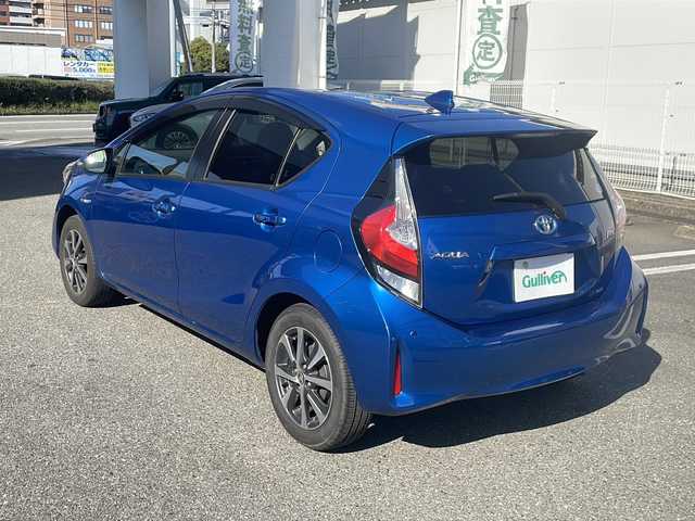 トヨタ アクア G 福岡県 2019(平31)年 13万km コバルトブルーメタリック ワンオーナー/純正ナビNSZT-W68T/（Bluetooth・DVD再生機能・フルセグTV）/バックカメラ/クリアランスソナー/コーナーセンサー/先進発車お知らせ機能/ビルトインETC/ドライブレコーダー/純正フロアマット/パワーウィンドウ/横滑り防止装置/レーンキープアシスト/衝突被害軽減システム/ABS/純正アルミホイール/保証書/取扱説明書/スペアキー