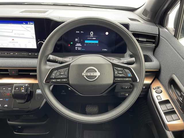 日産 サクラ G 千葉県 2024(令6)年 0.3万km ブラック 純正ナビ/フルセグTV/全方位カメラ/インテリジェントクルーズコントロール/衝突被害軽減ブレーキ/側方支援/クリアランスソナー/シートヒーター/ハンドルヒーター/電子パーキング/オートホールド