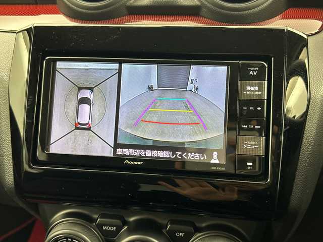 スズキ スイフト 三重県 2018(平30)年 1.5万km スーパーブラックパール /禁煙車//社外7型メモリナビ【AVIC-RWS901】/　フルセグTV/iPod/CD/DVD///全方位カメラ//オートエアコン//MTモード付AT//パドルシフト//運転席シートヒーター//ウッドコンビステアリング//ステアリングスイッチ//レーダークルーズコントロール//衝突被害軽減システム//レーンキープアシスト//純正ビルトインETC//社外前後ドライブレコーダー//純正フロアマット//ドアバイザー//オートマチックハイビーム//LEDオートライト//フォグランプ