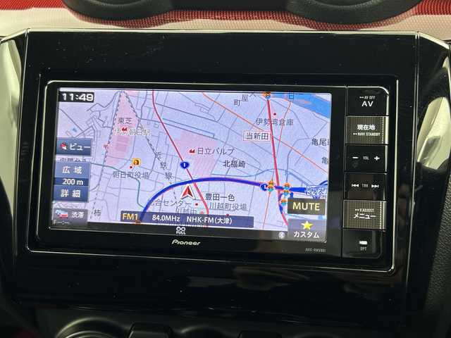 スズキ スイフト 三重県 2018(平30)年 1.5万km スーパーブラックパール /禁煙車//社外7型メモリナビ【AVIC-RWS901】/　フルセグTV/iPod/CD/DVD///全方位カメラ//オートエアコン//MTモード付AT//パドルシフト//運転席シートヒーター//ウッドコンビステアリング//ステアリングスイッチ//レーダークルーズコントロール//衝突被害軽減システム//レーンキープアシスト//純正ビルトインETC//社外前後ドライブレコーダー//純正フロアマット//ドアバイザー//オートマチックハイビーム//LEDオートライト//フォグランプ