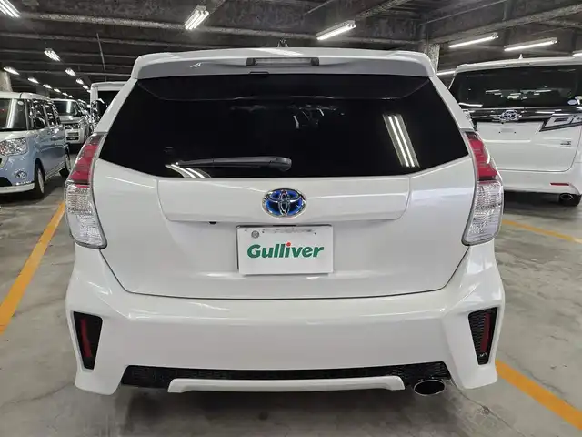 トヨタ プリウス α S ツーリングセレクション G’s 宮崎県 2016(平28)年 7.5万km ホワイトパールクリスタルシャイン ストラーダ9型ナビ/フルセグTV/バックカメラ/ビルトインETC/ドライブレコーダー/LEDヘッドランプ/オートライト/オートエアコン/ディンプル革巻きステアリング/ステアリングスイッチ/スエード調/合皮コンビスポーツシート/純正16インチアルミホイール/スマートキー/プッシュエンジンスタート/禁煙車