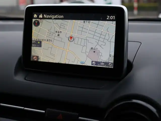 マツダ デミオ 13S 福島県 2015(平27)年 13.8万km ソウルレッドプレミアムメタリック  ワンオーナー / 純正ナビ・フルセグTV/ スマートキー/ 衝突被害軽減ブレーキ/ 純正アルミホイル/ 純正フォグランプ/ 横滑り防止装置/ アイドリングストップ