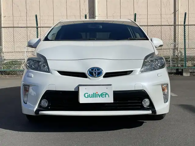 トヨタ プリウス S ツーリングセレクション 東京都 2014(平26)年 7万km ホワイトパールクリスタルシャイン ALPINEナビ/バックカメラ/Bluetooth/DVD/CD/フルセグTV/ETC/オートライト/純正フロアマット/純正サイドバイザー/純正17インチアルミホイール/フォグライト