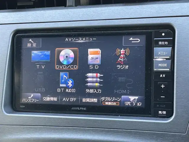 トヨタ プリウス S ツーリングセレクション 東京都 2014(平26)年 7万km ホワイトパールクリスタルシャイン ALPINEナビ/バックカメラ/Bluetooth/DVD/CD/フルセグTV/ETC/オートライト/純正フロアマット/純正サイドバイザー/純正17インチアルミホイール/フォグライト