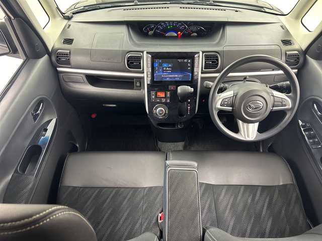 ダイハツ タント カスタム X トップED SA Ⅲ 福島県 2017(平29)年 6.5万km ナイトシャドーパープルクリスタルM /禁煙車//4WD/スマートアシストIII/・衝突回避支援ブレーキ機能/・車線逸脱警報機能/・オートハイビーム/・コーナーセンサー//純正8インチナビ/・BT.CD.DVD.SD.USB.HDMI/・フルセグTV//バックカメラ//両側パワースライドドア//ハーフレザーシート/・D席シートヒーター//ETC//ドライブレコーダー（FR）//プッシュスタート//スマートキー×2//純正エンジンスターター//ステアリングスイッチ//LEDヘッドライト//LEDフォグライト//純正15インチAW//純正フロアマット//純正ドアバイザー//ロールサンシェード