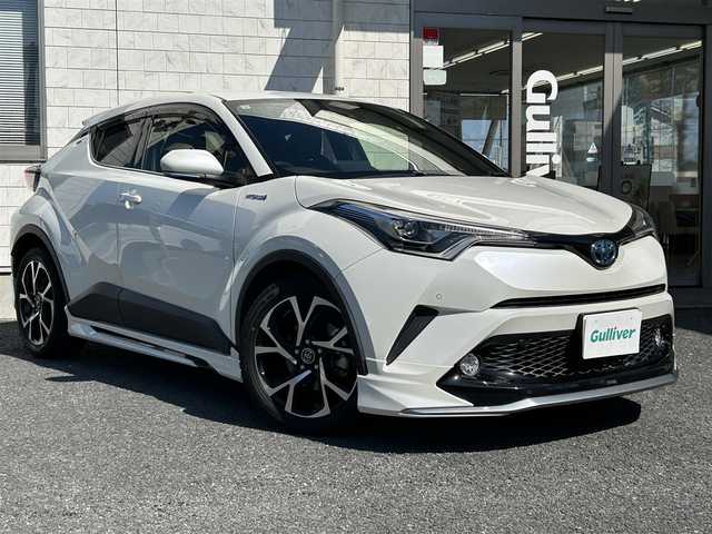 トヨタ Ｃ－ＨＲ G 埼玉県 2017(平29)年 4.6万km ホワイトパールクリスタルシャイン アルパインナビ/フルセグ・CD・DVD・BT/PCS/TRC/レーンキープアシスト/クリアランスソナー/クルコン/BSM/LEDヘッドライト/シートヒーター(D+N席)/ETC/保証書/取扱説明書