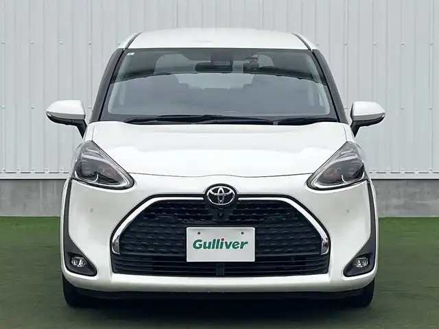 トヨタ シエンタ ファンベースG 香川県 2019(令1)年 4.7万km ホワイトパールクリスタルシャイン 登録時走行距離：46933km/ディーラー純正ナビ/　CD DVD BT フルセグTV/全方位カメラ/両側パワースライドドア/プリクラッシュセーフティシステム/レーンキープアシスト/オートハイビーム/オートライト/LEDヘッドライト/フォグランプ/ETC/前後ドライブレコーダー/アイドリングストップ/横滑り防止装置/革巻きステアリング/ステアリングスイッチ/プッシュスタート/スマートキー