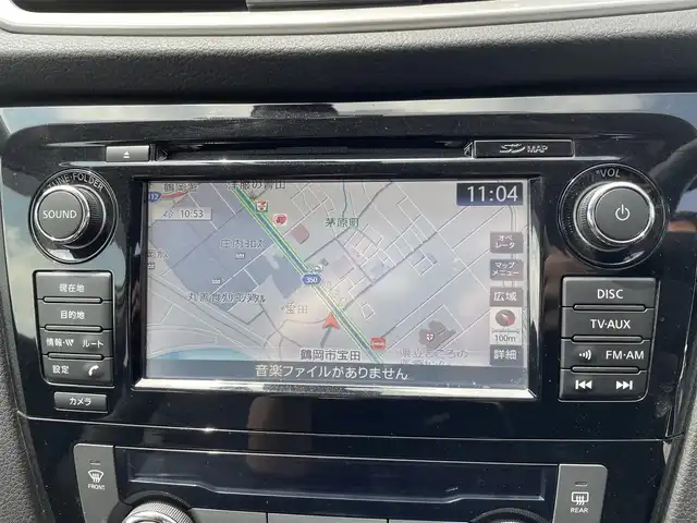 日産 エクストレイル ハイブリッド 20X エマージェンシーブレーキ 山形県 2015(平27)年 5.1万km ブリリアントホワイトパール 4WD/衝突軽減/純正SDナビ/　　【CD BT フルセグ USB AUX】/アラウンドビューモニター/クルーズコントロール/LEDオートヘッドライト/シートヒーター/純正17インチアルミホイール/ドライブレコーダー/コーナーセンサー/アイドリングストップ/パーキングアシスト/ステアリングスイッチ/電動格納ウィンカーミラー/フォグランプ/インテリジェントキー×2/ETC