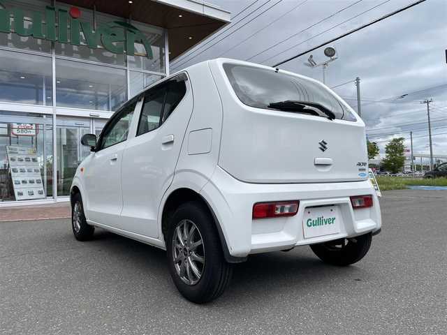 スズキ アルト L 道央・札幌 2017(平29)年 8.2万km スペリアホワイト ４ＷＤ/純正オーディオ(AM/FM/ＣＤ)/シートヒーター/純正フロアマット/ドアバイザー/横滑り防止装置/盗難防止装置/アイドリングストップ/ヘッドライトレベライザー/スペアキー×１/積込冬タイヤ/　　(145/80R13 ２２年製 溝6ｍｍ/　　　　純正ホイールキャップ　1箇所欠品)