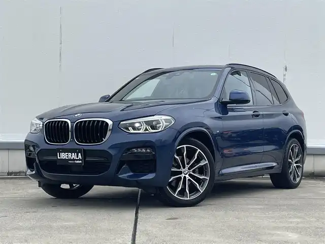 ＢＭＷ Ｘ３ xDrive20d Mスポーツ 東京都 2020(令2)年 4.9万km 青 ワンオーナー/スマートキー/プッシュスタート/フルオートエアコン/MFSW/アダプティブクルーズコントロール/パドルシフト/本革ステアリング/オートライト/オートハイビーム/前後フォグライト/ライブコックピット/コネクティドドライブ/フルセグTV/Bluetooth接続/USB/AppleCarPlay/本革シート/電動パワシート/シートヒーター/電動パワーゲート/バックモニター/フロントカメラ/サイドカメラ/ETC/純正フロアマット/コーナーセンサー/純正20インチアルミホイール