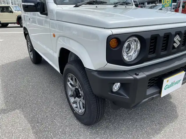 スズキ ジムニー XC 石川県 2025(令7)年 0.1万km未満 ピュアホワイトP 届出済未使用車/4WD/ターボ/スズキセーフティサポート/スマートキー/プッシュスタート/電動ミラー/純正アルミホイール/シートヒーター/フォグランプ/コーナーセンサー/保証書