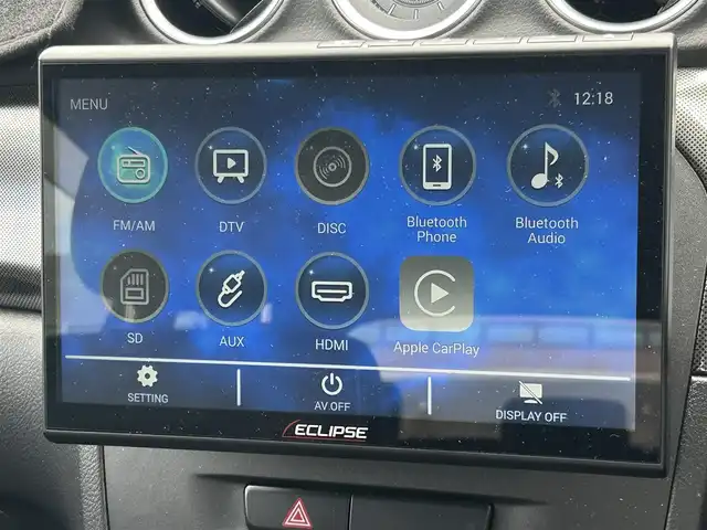 スズキ エスクード 福島県 2022(令4)年 1.3万km サバンナアイボリーメタリック/ブラック 2トーンルーフ 4WD/スズキセーフティサポート/　・デュアルセンサーブレーキサポート/　・誤発進抑制機能/　・車線逸脱警報機能/車線逸脱抑制機能/　・ふらつき警報機能/　・アダプティブクルーズコントロール（全車速追従機能付き）/　・ブラインドスポットモニター（車線変更サポート付き）/　・リヤクロストラフィックアラート/　・先行車発進お知らせ機能/　・標識認識機能/社外メモリナビ/【フルセグ/CD/DVD/BT/SD/HDMI/AppleCarPlay】/バックカメラ/ETC/ステアリングスイッチ/パドルシフト/ハーフレザーシート/前席シートヒーター/LEDヘッドライト（AUTO機能付き）/　・フォグランプ/ヒルスタートアシスト/パーキングアシスト/コーナーセンサー/純正フロアマット/純正ドアバイザー/アイドリングストップ