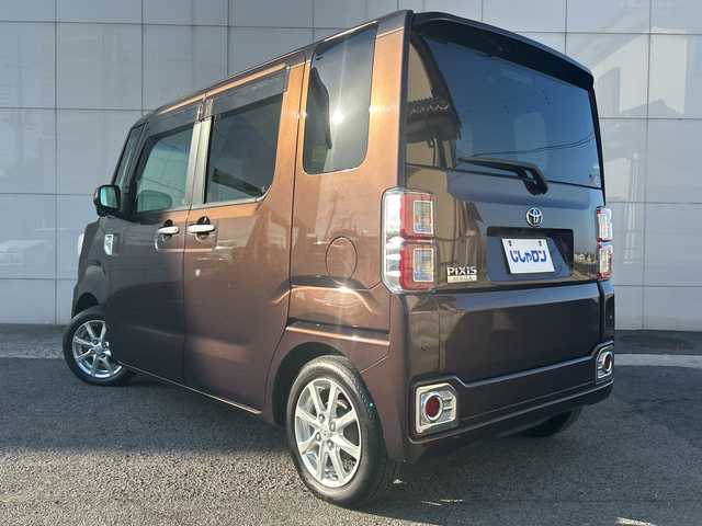 トヨタ ピクシスメガ L SAⅡ 埼玉県 2017(平29)年 4.4万km プラムブラウンパールクリスタルシャイン (株)IDOMが運営する【じしゃロン熊谷店】の自社ローン対象車両になります。こちらは現金ご利用時の価格です。自社ローンご希望の方は別途その旨お申付け下さい。/純正メモリナビ　NSZT-W66T/　CD/DVD/DTV/Bluetooth//バックカメラ/スマートアシストII/・衝突警報機能/・衝突回避支援ブレーキ機能/・誤発進抑制制御機能/・後方誤発進抑制制御機能/・車線逸脱警報機能/・先行車発進お知らせ機能/アイドリングストップ/純正14インチアルミホイール/両側パワースライドドア/純正フロアマット