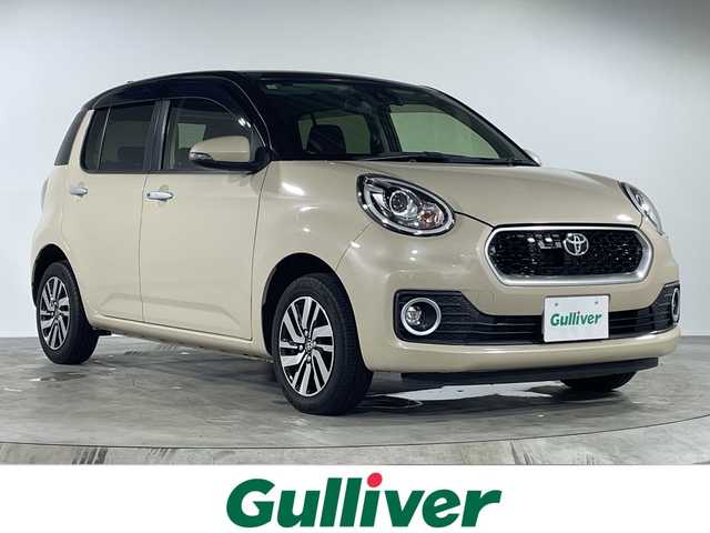 トヨタ パッソ モーダ　Gパッケージ 福岡県 2018(平30)年 5.2万km ブラックマイカメタリック/パウダリーベージュメタリック 2トーン 〇純正ナビ/〇フルセグTV/〇ドライブレコーダー/〇バックカメラ/〇ビルトインETC/〇LEDヘッドランプ/〇スマートキー/〇プッシュスタート/〇純正1４インチアルミ/〇スマートアシスト２/〇革巻きステアリング/〇オートエアコン/〇保証書/〇取扱説明書/〇禁煙車