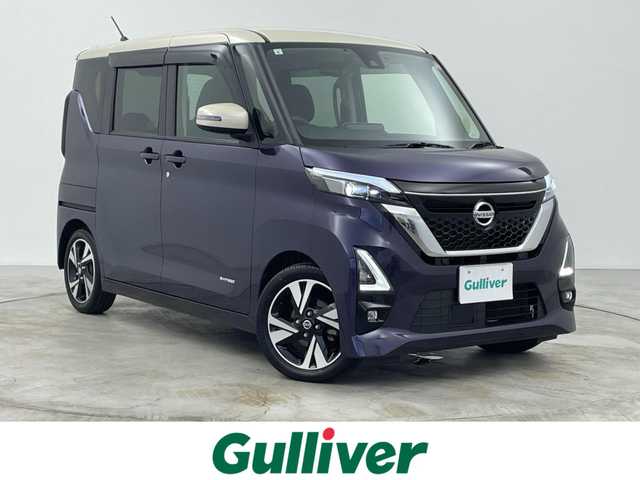 日産 ルークス HWS Gターボ プロパイロットED 群馬県 2021(令3)年 2.6万km パープル 純正９型ナビ　全方位カメラ　プロパイロット　エマブレ　レーダークルーズ　ＡＨＢ　ＬＥＤヘッド　ＬＥＤフォグ　前後コーナーセンサー　前後ドラレコ　ビルトインＥＴＣ　プッシュスタート　純正アルミ　禁煙車