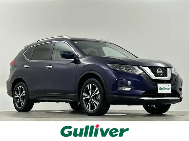 日産 エクストレイル 20Xi レザーエディション 埼玉県 2020(令2)年 4.3万km アズライトブルー サンルーフ　純正ナビ　全方位　プロパイロット　シートヒーター　レザーシート　パワーシート　レーダークルーズコントロール　ETC　液晶ミラー　電動リアゲート　
