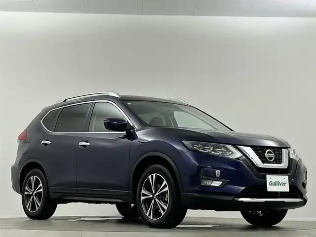 日産 エクストレイル 20Xi レザーエディション 埼玉県 2020(令2)年 4.3万km アズライトブルー サンルーフ　純正ナビ　全方位　プロパイロット　シートヒーター　レザーシート　パワーシート　レーダークルーズコントロール　ETC　液晶ミラー　電動リアゲート　