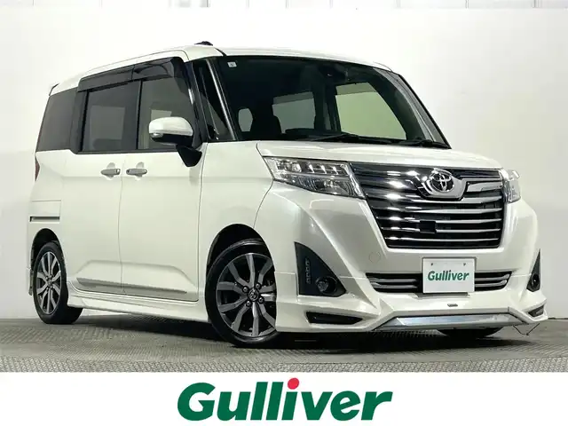 トヨタ ルーミー カスタムG－T 大阪府 2017(平29)年 5.4万km パールホワイトⅢ モデリスタエアロ 純正9incナビTV バックカメラ 両側パワースライドドア クルーズコントロール 衝突軽減ブレーキ レーンアシスト スマートキー プッシュスタート ドライブレコーダー ETC