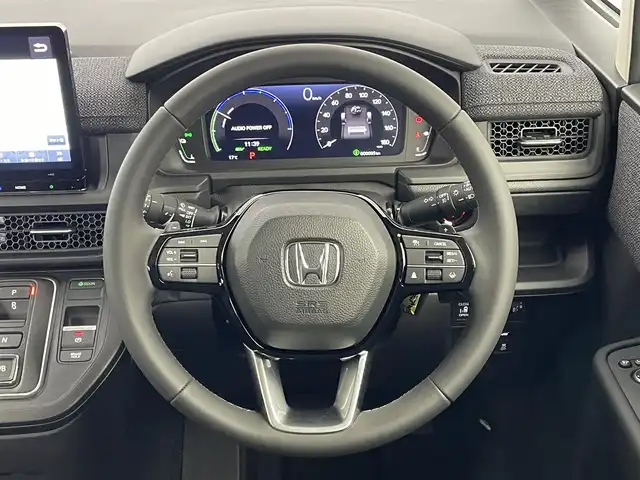 ホンダ ステップワゴン eHEV エアー EX 埼玉県 2025(令7)年 0.1千km クリスタルブラックパール 登録済未使用車　純正１１．４インチナビ　純正１５．６インチフリップダウンモニター　バックカメラ　ＢＳＭ　ホンダセンシング　アダプティブクルーズコントロール　シートヒーター　ＨＤＭＩ　オートライト　ＴＶ