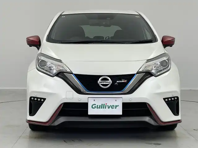 日産 ノート e－パワー ニスモ 茨城県 2018(平30)年 8.8万km ブリリアントホワイトパール 純正ナビ　/フルセグTV　/DVD再生　/Bluetooth　/アラウンドビューモニター　/スマートルームミラー　/ETC　/LEDヘッドランプ　/純正16インチAW　/スマートキー　/ドライブレコーダー