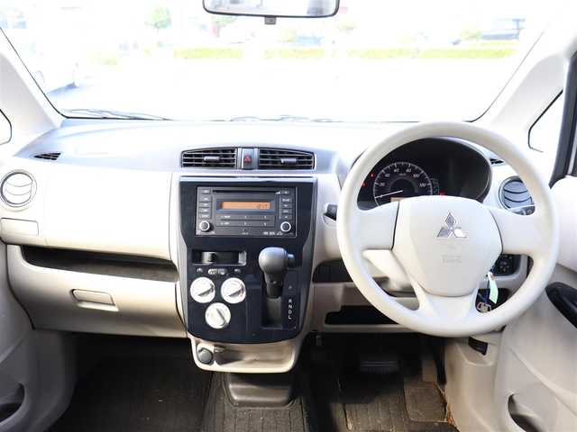 三菱 ｅＫワゴン E 長野県 2016(平28)年 2.9万km クールシルバーメタリック シートヒーター(D席)/ドアバイザー /純正ヘッドライト/取説/スペアキー/記録簿(R4)