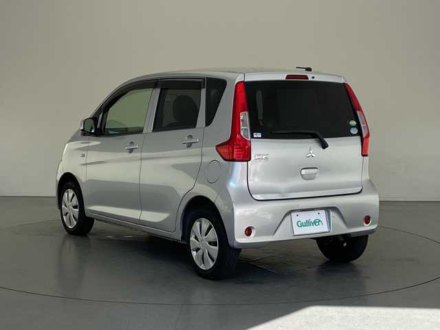 三菱 ｅＫワゴン E 長野県 2016(平28)年 2.9万km クールシルバーメタリック 純正オーディオ/・CD/・AUX/・FM・AM/シートヒーター(D席)/ドアバイザー /スペアキー/ライトレベライザー/エアコン/電動格納ミラー/社外フロアマット/ABS