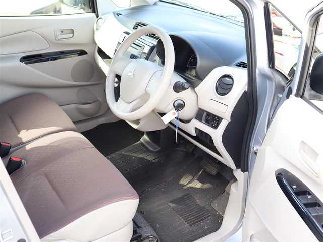 三菱 ｅＫワゴン E 長野県 2016(平28)年 2.9万km クールシルバーメタリック シートヒーター(D席)/ドアバイザー /純正ヘッドライト/取説/スペアキー/記録簿(R4)