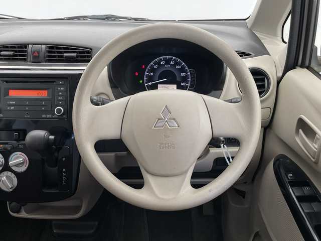 三菱 ｅＫワゴン E 長野県 2016(平28)年 2.9万km クールシルバーメタリック 純正オーディオ/・CD/・AUX/・FM・AM/シートヒーター(D席)/ドアバイザー /スペアキー/ライトレベライザー/エアコン/電動格納ミラー/社外フロアマット/ABS