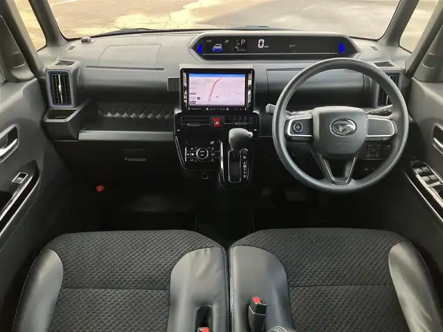 ダイハツ タント カスタム X スタイルセレクション 道南・函館 2022(令4)年 1.9万km ブラックマイカメタリック /社外メモリーナビ//フルセグTV//夏冬タイヤ//社外全天周ドライブレコーダー//社外エンジンスターター//バックカメラ//ワンオーナー//寒冷地仕様//両側パワースライドドア//スマートアシスト//ハーフレザーシート//前席シートヒーター//アイドリングストップ//横滑り防止//ETC//LEDヘッドライト//フォグランプ//取扱説明書//保証書