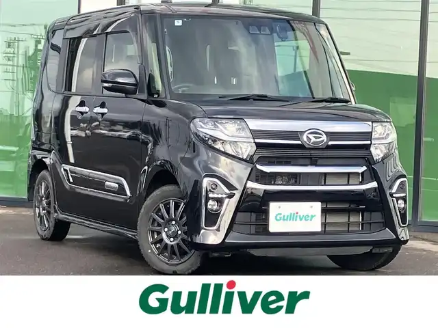 ダイハツ タント カスタム X スタイルセレクション 道南・函館 2022(令4)年 1.9万km ブラックマイカメタリック /社外メモリーナビ//フルセグTV//夏冬タイヤ//社外全天周ドライブレコーダー//社外エンジンスターター//バックカメラ//ワンオーナー//寒冷地仕様//両側パワースライドドア//スマートアシスト//ハーフレザーシート//前席シートヒーター//アイドリングストップ//横滑り防止//ETC//LEDヘッドライト//フォグランプ//取扱説明書//保証書