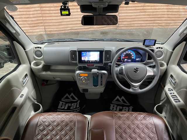 スズキ エブリィ ワゴン PZターボ スペシャル 道央・札幌 2019(令1)年 4.8万km ムーンライトバイオレットPM 【2511014633】/４ＷＤ　/ワンオーナー　/ハイルーフ　/衝突軽減ブレーキ　/ナビ　/フルセグＴＶ　/革調シートカバー　/ドライブレコーダー　/純正１４インチアルミホイール　/ＫＹＢショックアブソーバー　/両側電動スライドドア　/LEDヘッドライト/ＥＴＣ