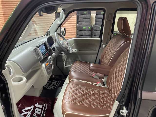 スズキ エブリィ ワゴン PZターボ スペシャル 道央・札幌 2019(令1)年 4.8万km ムーンライトバイオレットPM 【2511014633】/４ＷＤ　/ワンオーナー　/ハイルーフ　/衝突軽減ブレーキ　/ナビ　/フルセグＴＶ　/革調シートカバー　/ドライブレコーダー　/純正１４インチアルミホイール　/ＫＹＢショックアブソーバー　/両側電動スライドドア　/LEDヘッドライト/ＥＴＣ